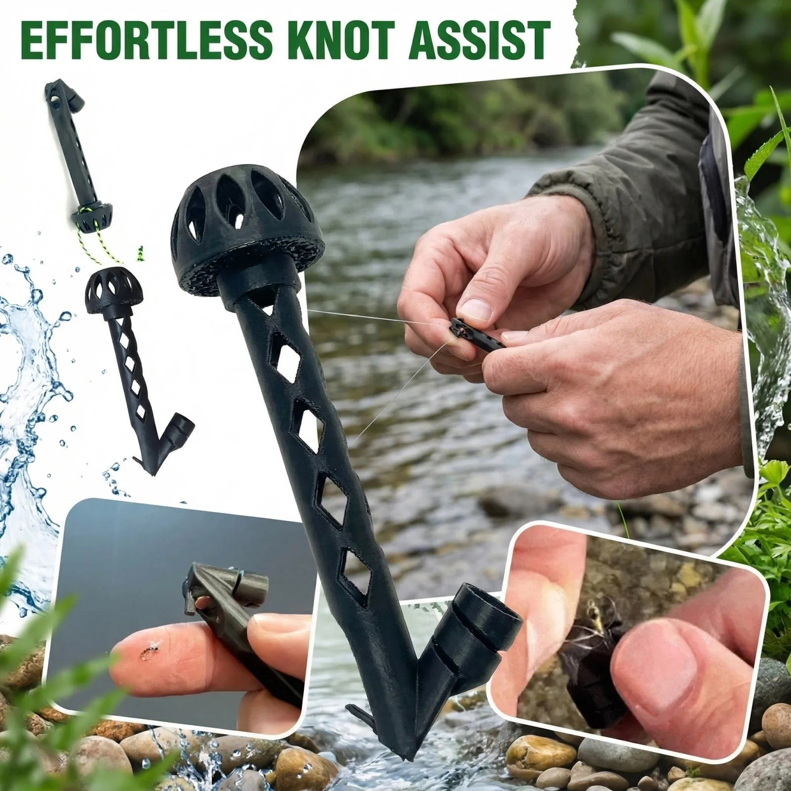 Magnetic Knot Tying Tool Flyin - Fishing Line Winder recension och pris