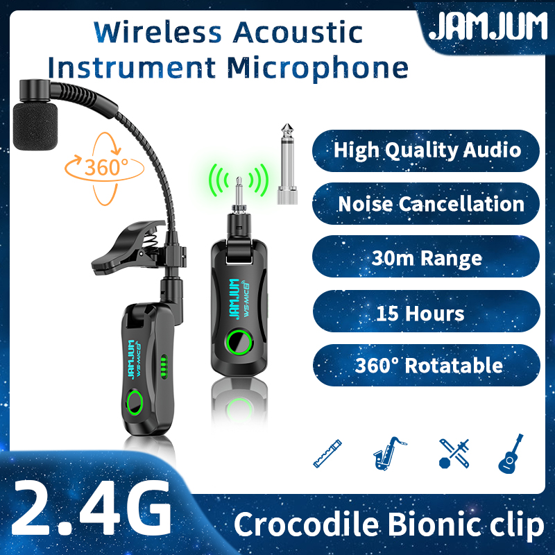 JAMJUM WS-MIC2 Wireless Saxoph - Tippet Line recension och pris