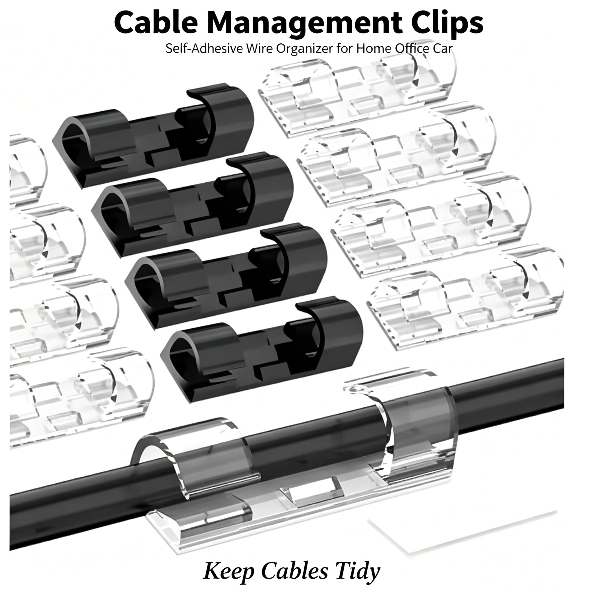 Cable Organizer Clips Cable Ma - Tippet Line recension och pris