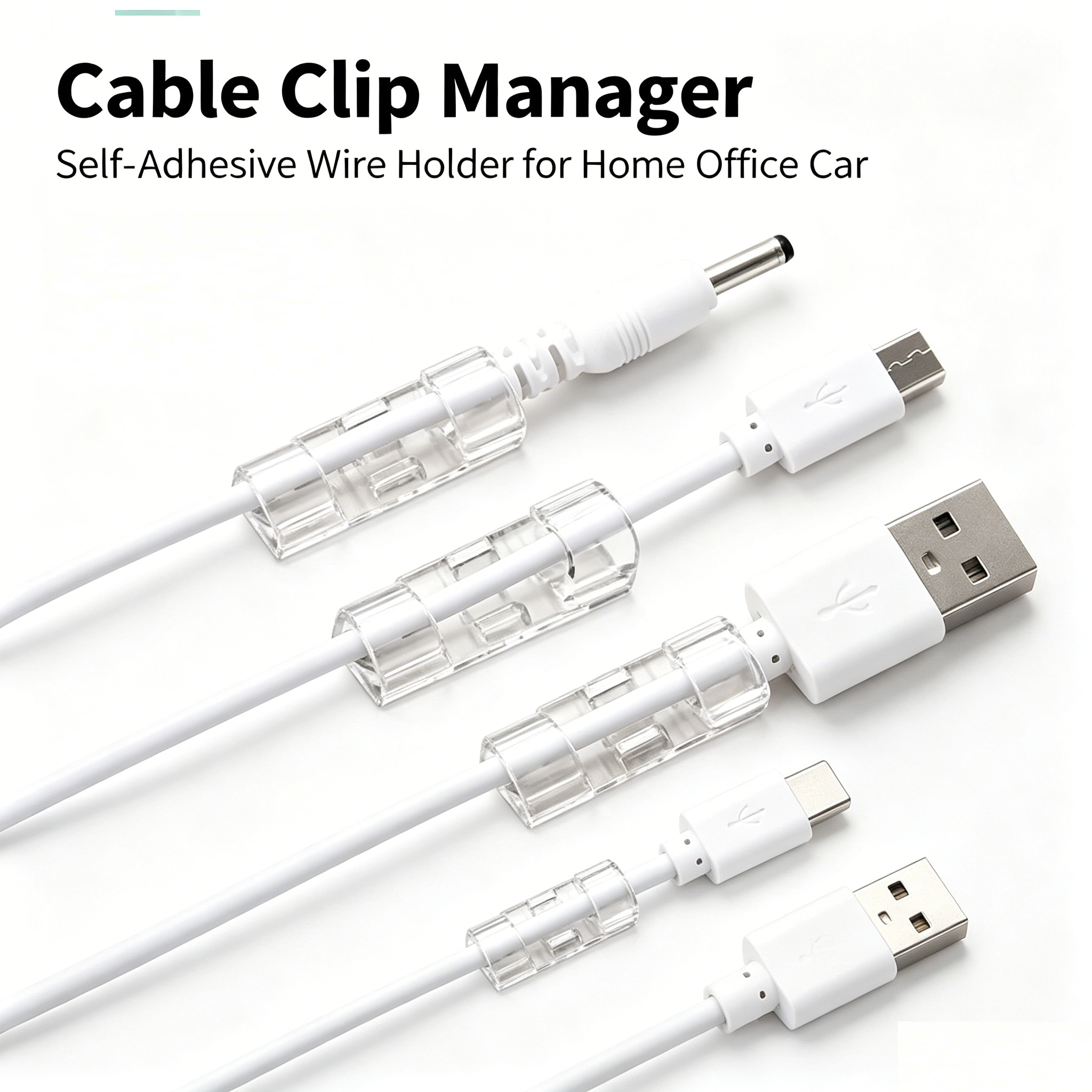 Cable Organizer Clips Cable Ma - Tippet Line recension och pris