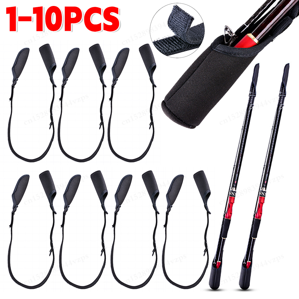 1-10PCS Fishing Rod Socks Srta - Fishing Line Box recension och pris