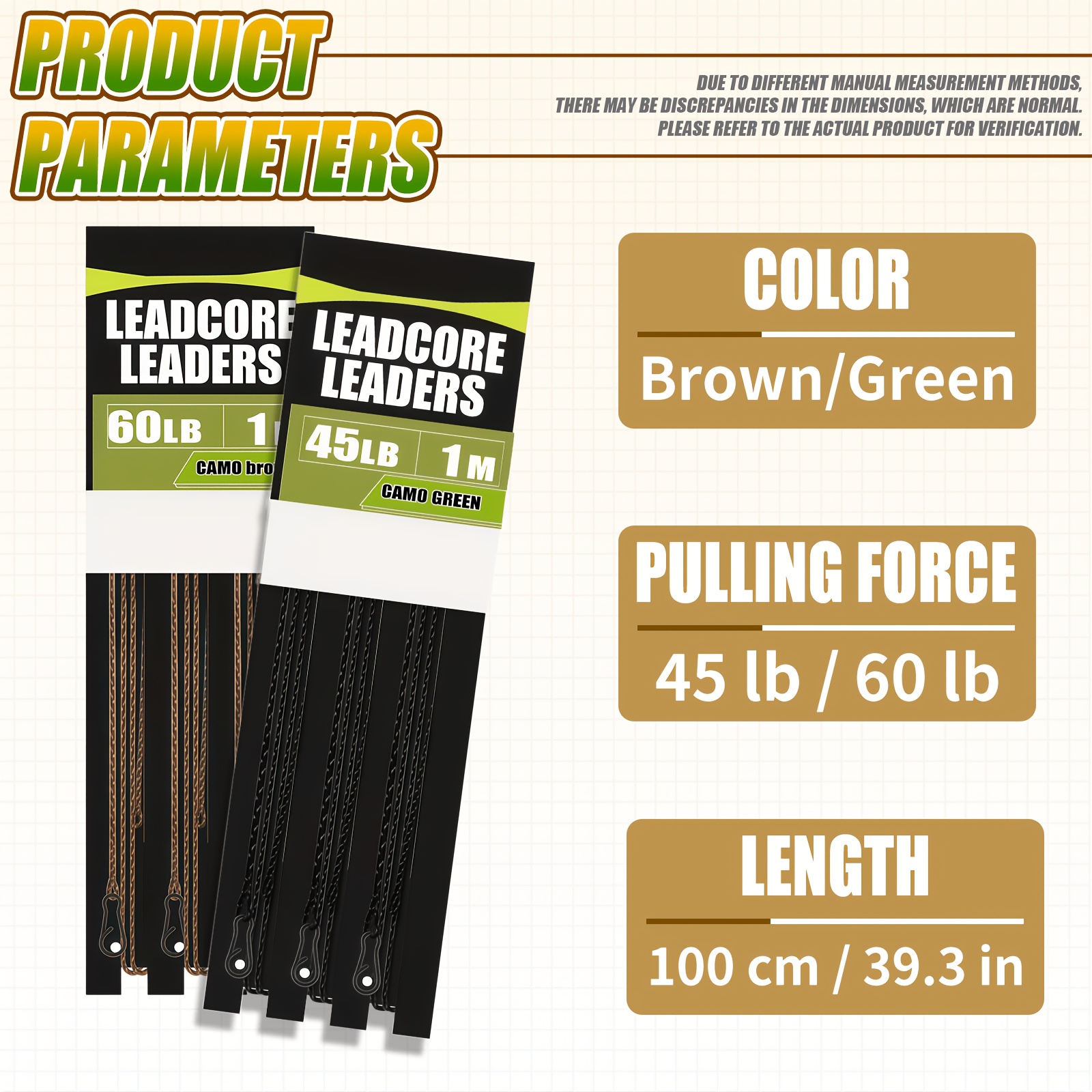 Carp Fishing Leadcore Leaders  - Leader Line recension och pris