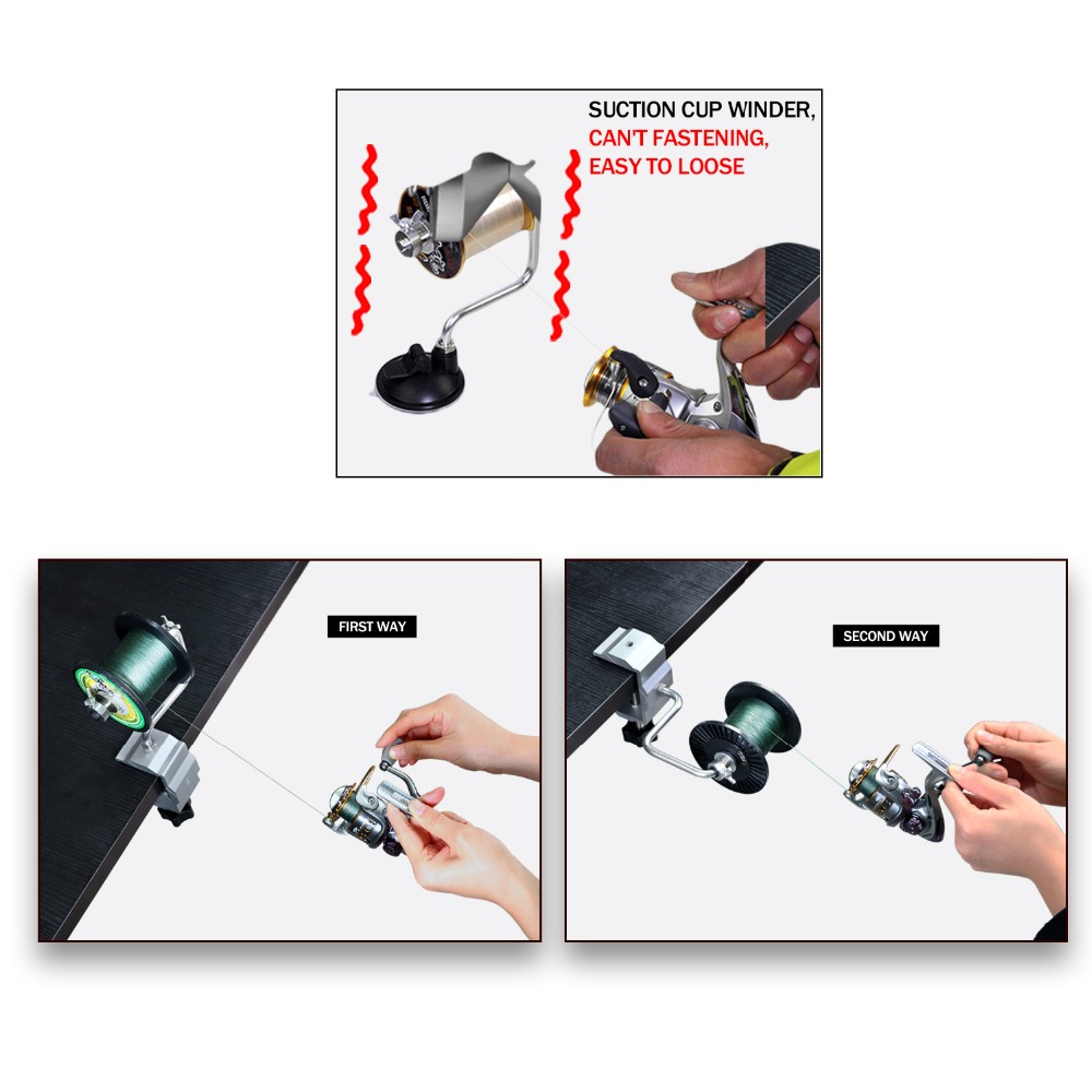 1pcs Portable Aluminum Fishing - Fishing Line Spool recension och pris
