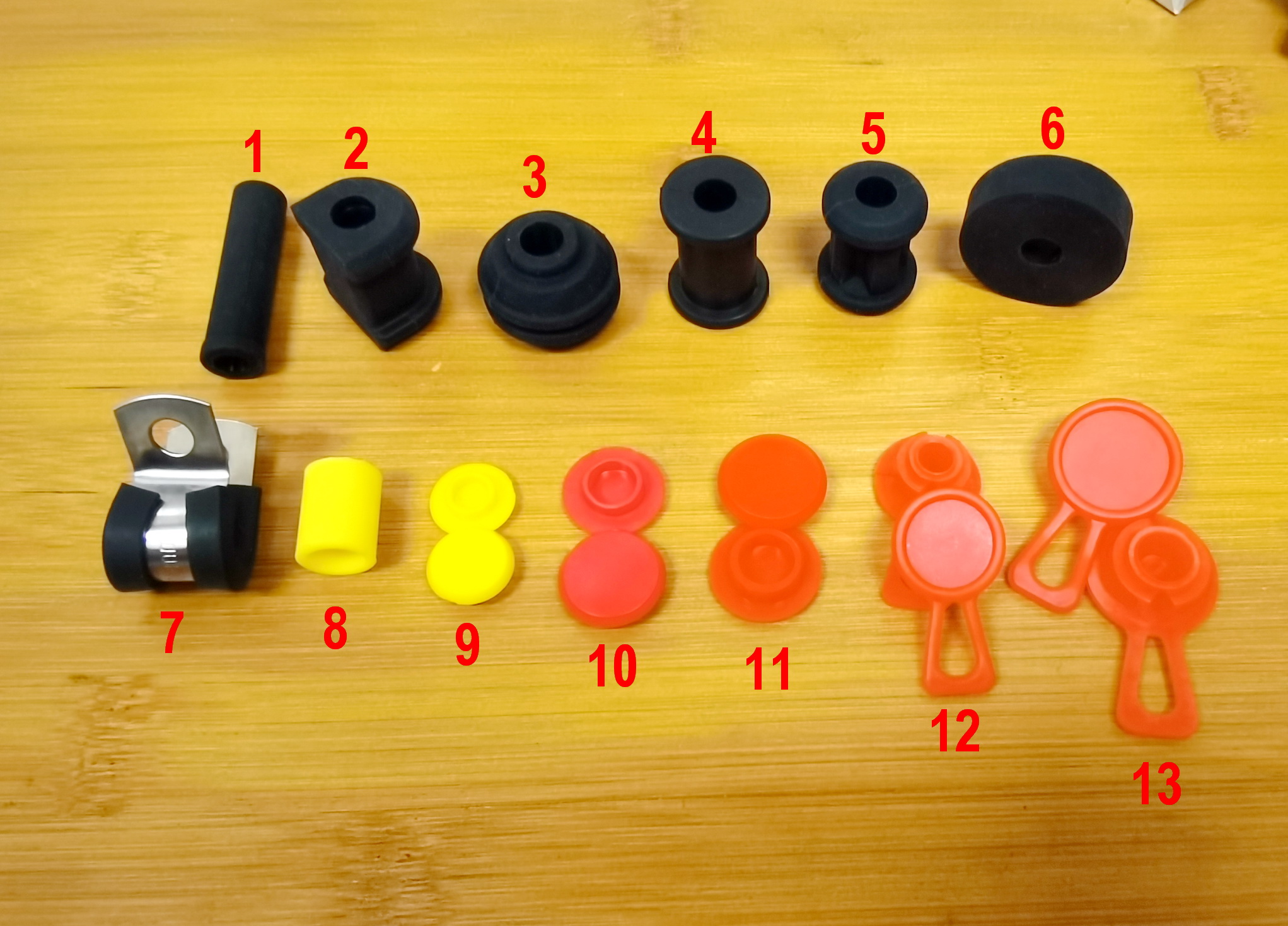 Rubber Silicone Plastic Gromme - Braided Line recension och pris