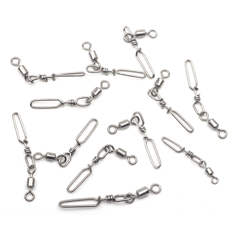 10Pcs Stainless Steel Quick Sn - Saltwater Line recension och pris
