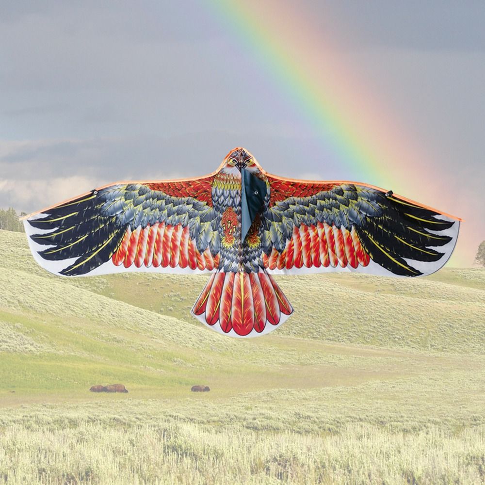 1.1m Eagle Kite With 30m Kite  - Fly Line recension och pris