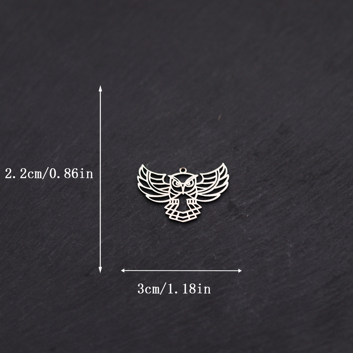 3pcs Owl Stainless Steel Charm - Fly Line recension och pris
