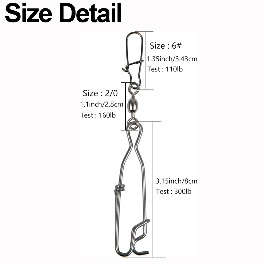 5Pcs Decoy Long Line Clips Lon - Saltwater Line recension och pris