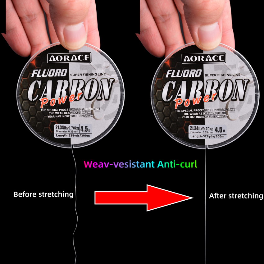 Aorace 300M Fluorocarbon Fishi - Ice Fishing Line recension och pris