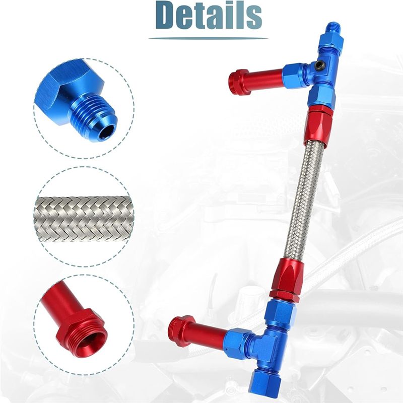 4150 Carburetor Fuel Line Kit  - Braided Line recension och pris